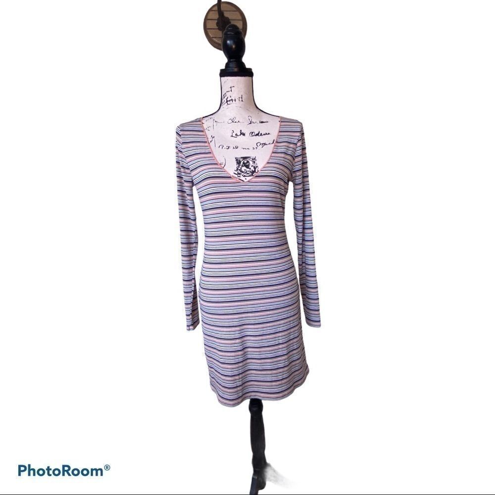 ❤️Wild Fable Long Sleeve Striped Dress (M)
